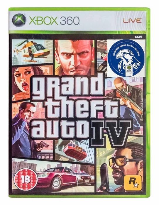 Grand Theft Auto IV GTA 4 ГТА 4 за Xbox 360 съвместима с Xbox one