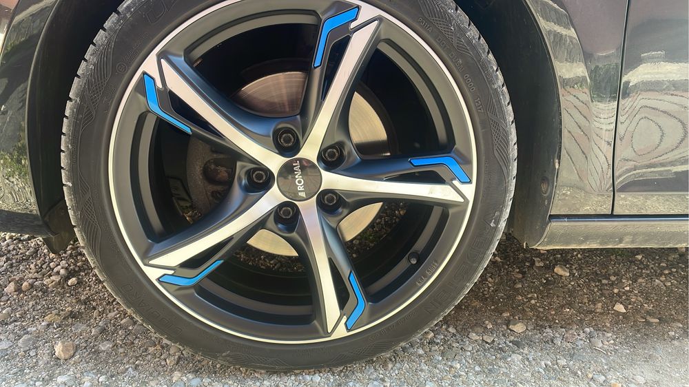 Jante aliaj ronal 5x112 r62 blue