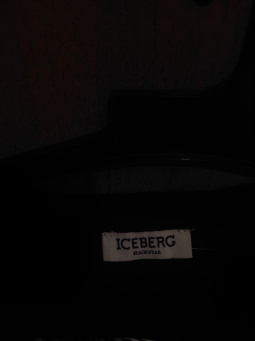 Iceberg T-shirt – Beachwear Neon Pink Black