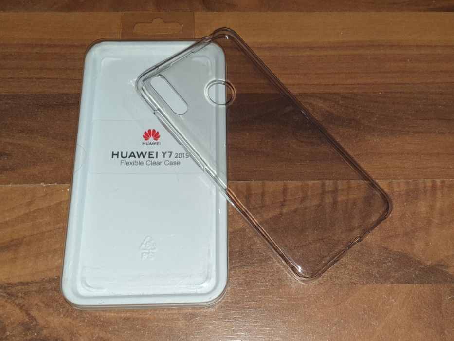 Husa silicon originala Huawei Flexible Clear Case Y7 2019