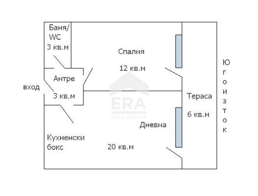 Продава се Двустаен апартамент в Варна, Възраждане 1 - 70 кв.м за 2358 €/кв.м - Снимка #11