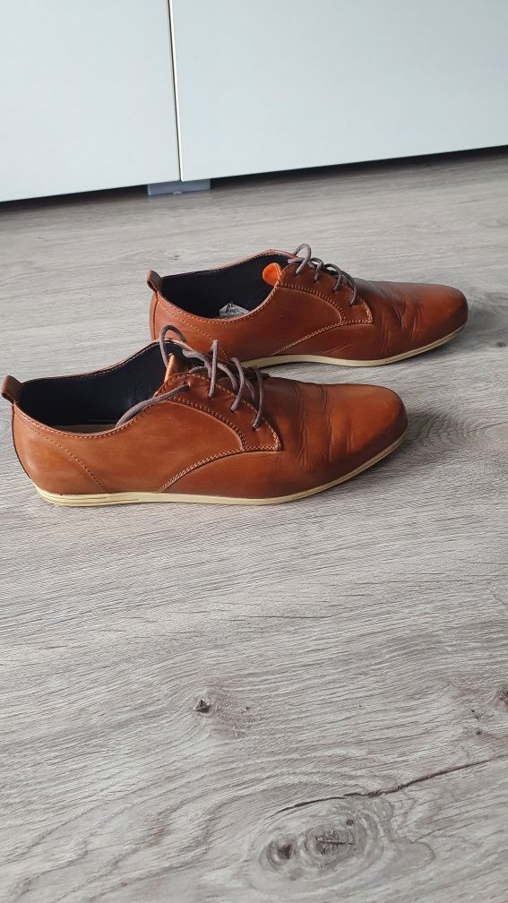 Pantofi piele maro