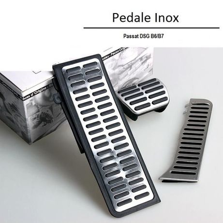 Set pedale inox AUTO, DSG pentru VW Passat B6,B7, CC