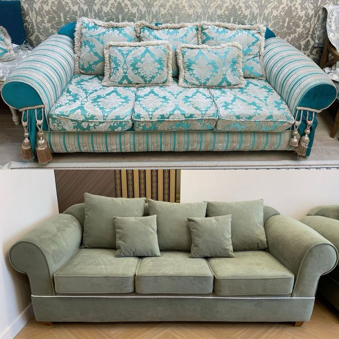 Перетяжка мягкой мебели