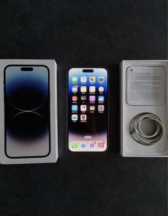 iPhone 14 Pro Max 256 GB Silver в отлично състояние