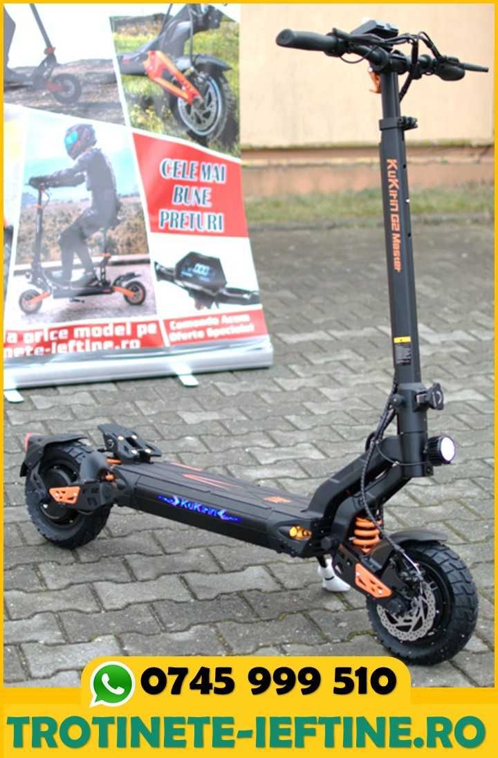 Doua Motoare: Trotineta Electrica KuKirin G2 MASTER, Off-Road