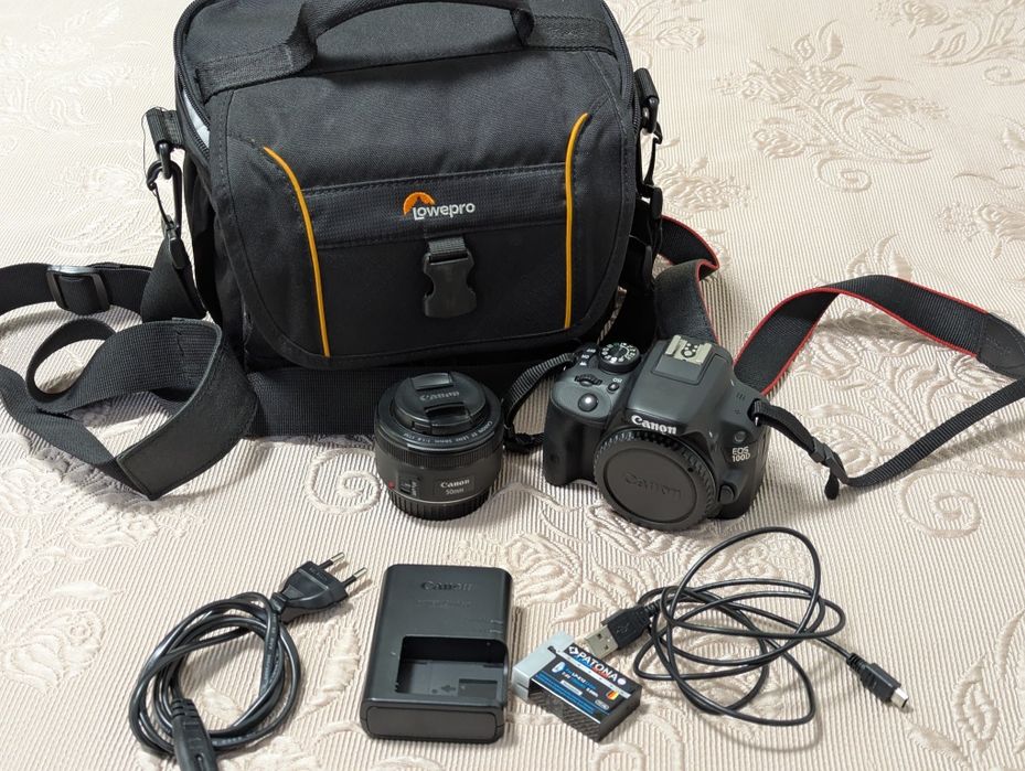 Canon EOS 100D 18 mpx 50 mm f1.8