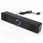 Soundbar Mini Boxe PC Laptop TV Gaming USB Powered Jack 3.5