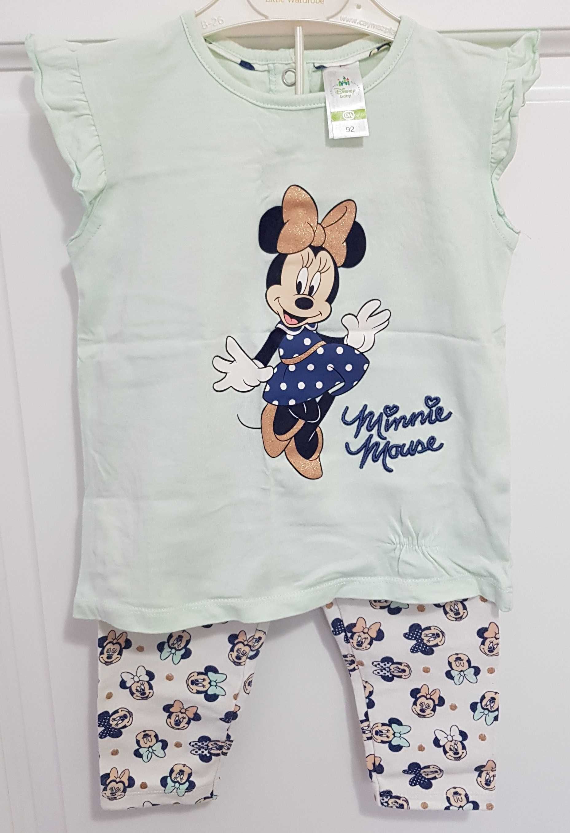 Pijama pentru fetițe, cu imprimeul Minnie Mouse, marca C&A