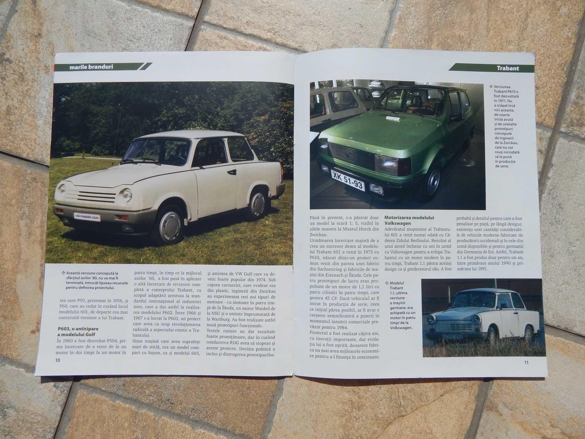 Revista prezentare istorie Trabant P 50 colectia Automobile de Neuitat