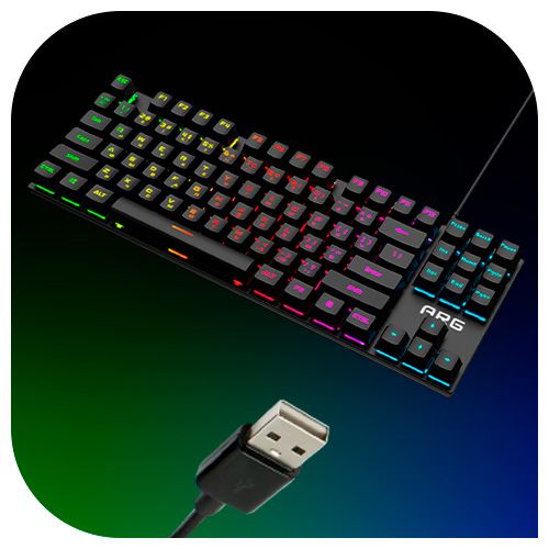 Продам игровую клавиатуру ARG KG2 TKL.