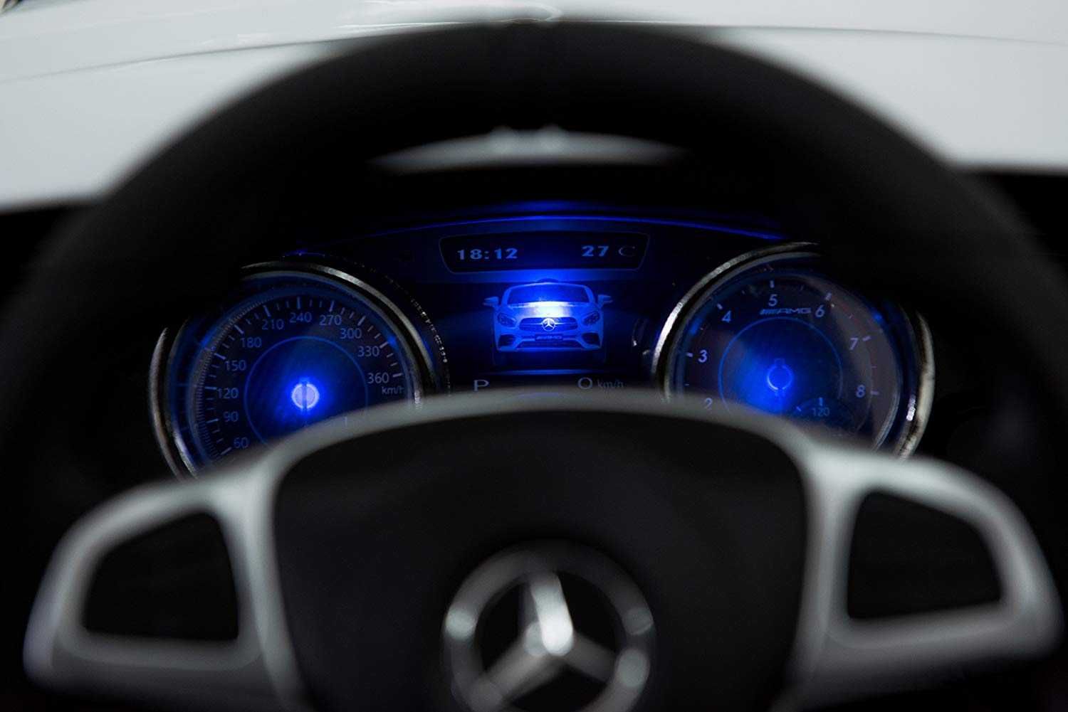 Акумулаторен КОЛА Mercedes Benz SL65  12V батерия,функция за люлеене