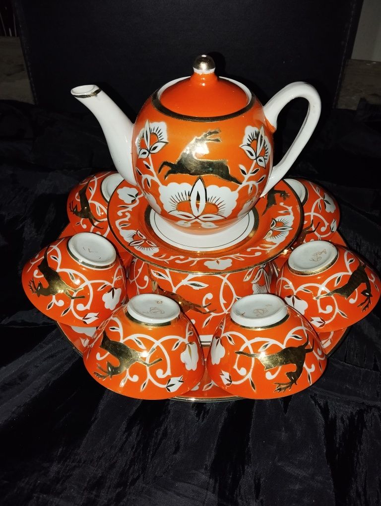 Чайный Сервиз. Олень. Новый