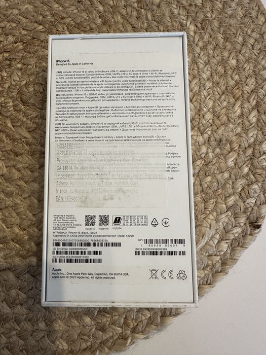Vand Iphone 15 Black 128Gb