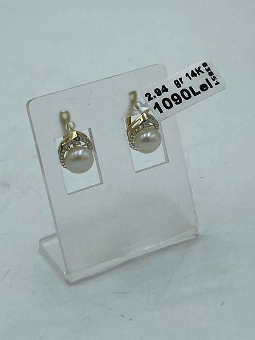 Cercei aur 14k, 2.94gr #45690