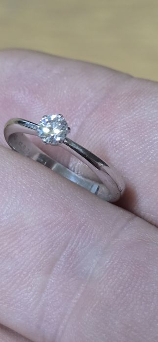 Inel aur 18 k Rabat okazie rară