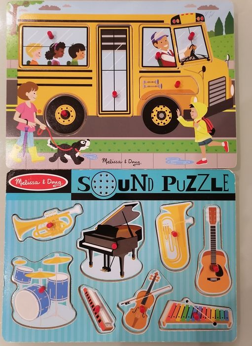 Дървени музикални пъзели Melissa and Doug