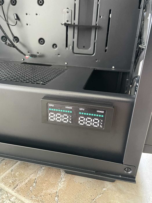 Компютърна кутия DeepCool CH560 Digital (Mid-Tower, черен, ATX)