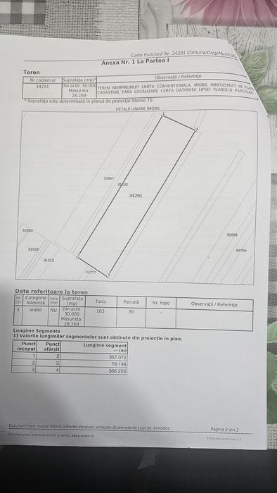 Vand terenuri extrvilane