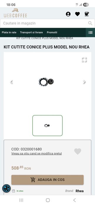 Cutite Conice Rhea Cino Grande Lb