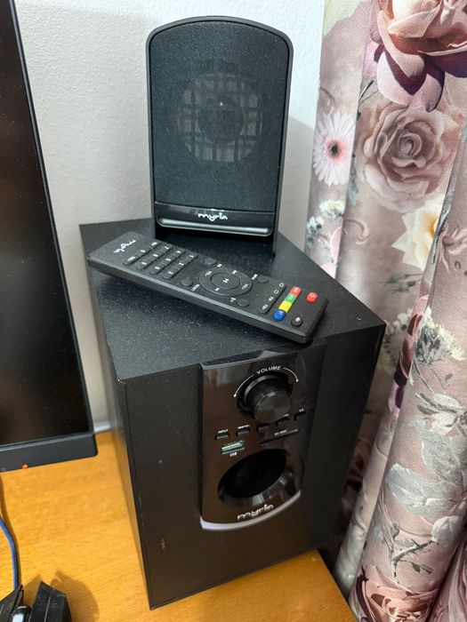 subwoofer + 2boxe+telecomanda