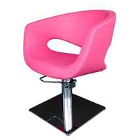 Модерен фризьорски стол T51 - Розов - Гаранция!