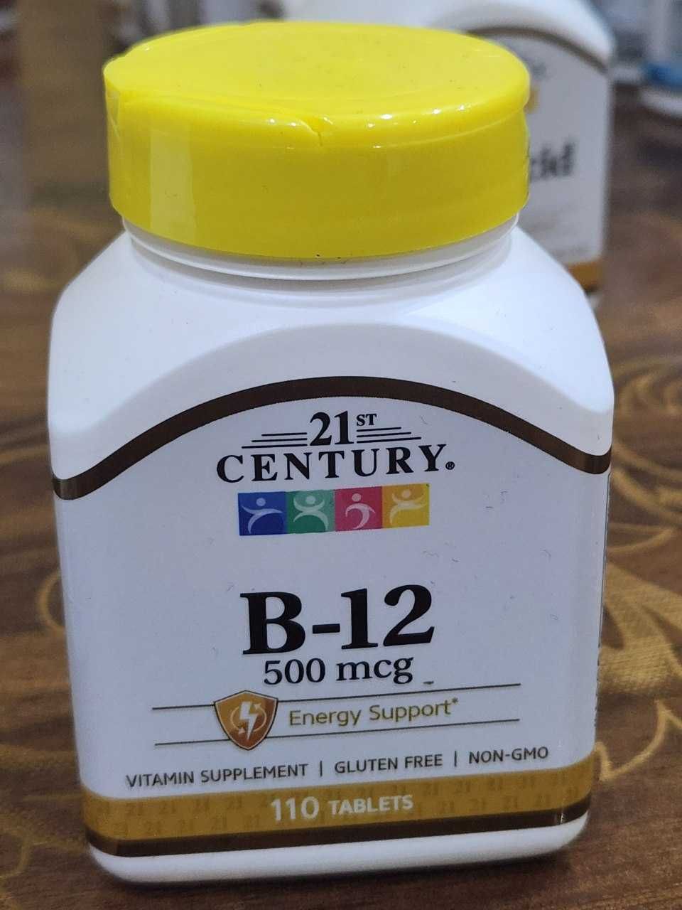 21st Century, B12, 500 мкг, 110 таблеток