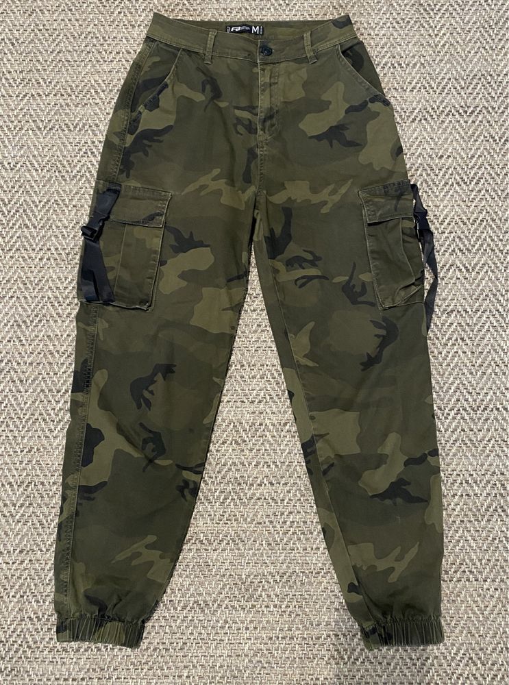 Pantaloni Cargo, Army Print