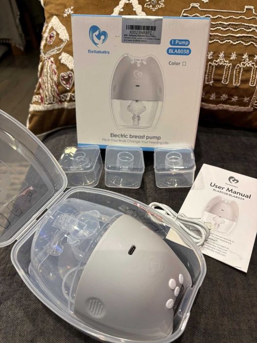 Bellababy, преносима безжична помпа за кърма със сензорен LCD дисплей