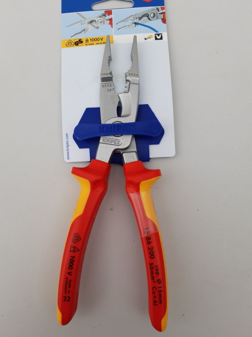 Clește Profesional combinat VDE Knipex  1386200, 200mm, 6 în 1