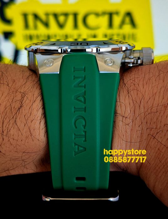 INVICTA Bumble Green 51mm, Инвикта нов ръчен часовник