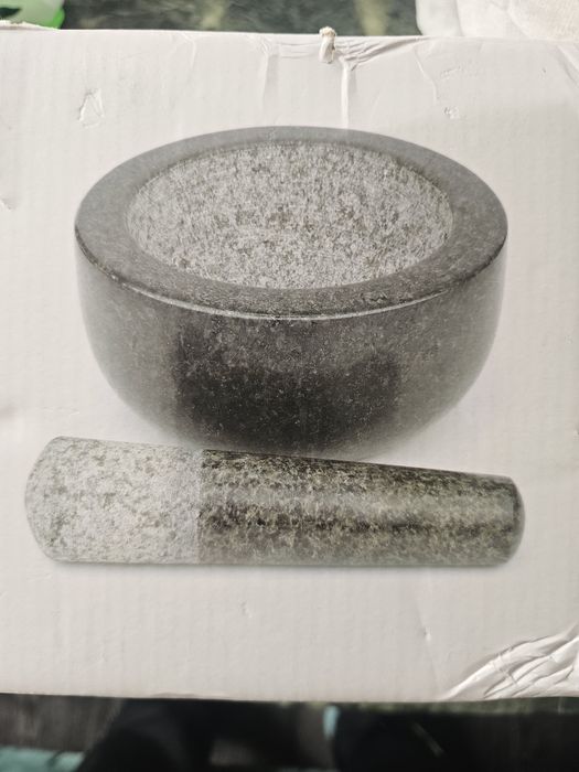 Mojar cu pisător din granit piese ornamentale de mare rafinament