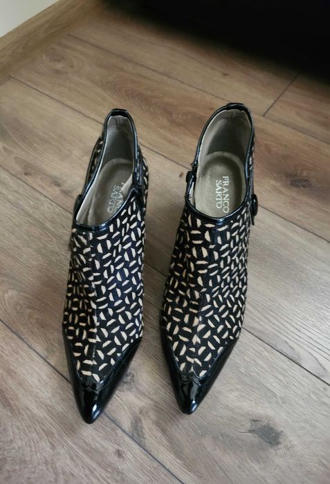 Естествена кожа с косъм дамски боти Franco Sarto 40-41 номер