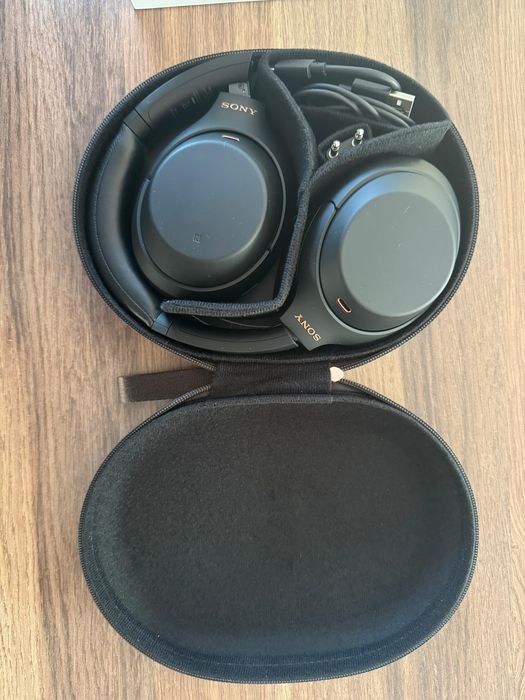 Casti Over the Ear Sony WH-1000XM4B, Wireless, Bluetooth, Noise cancel