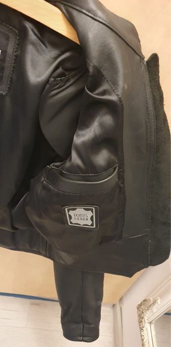 Geaca de motor din piele