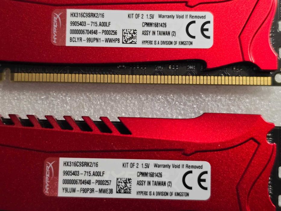 Kit memorie RAM Kingston HyperX Savage 16GB (2x8GB) DDR3 1600MHz
