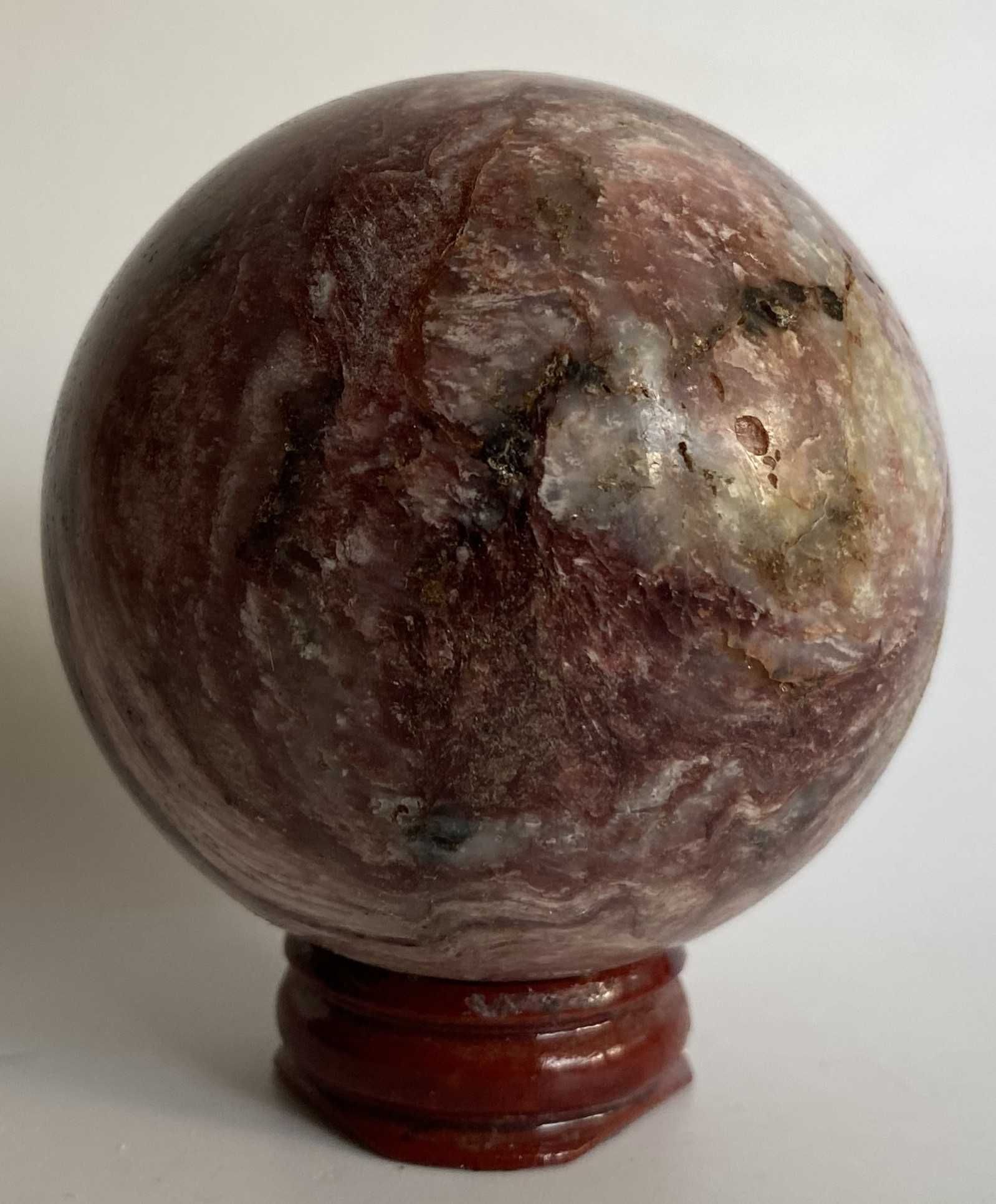 Cristale/Minerale - Muscovit Roz (Mica) - sfera piatra semipretioasa