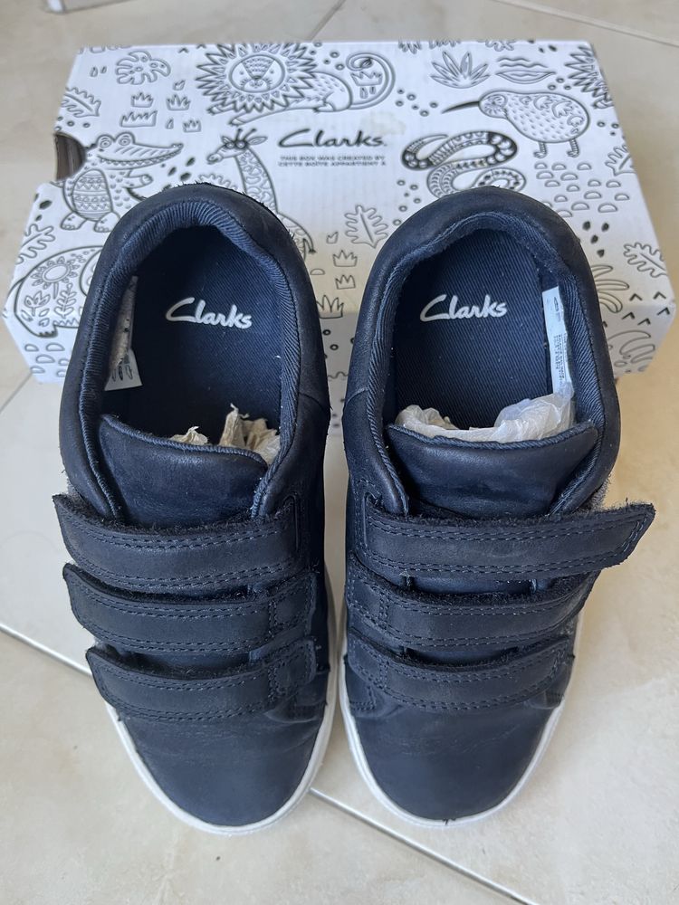 Детски кожени обувки Clarks