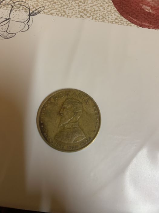 Moneda 50 lei Alexandru Ioan Cuza de colectie in stare buna