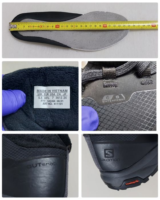 Ghete SALOMON Outsnap Mid Cswp Trekking, 38 2/3
Trekking Outsnap Cswp