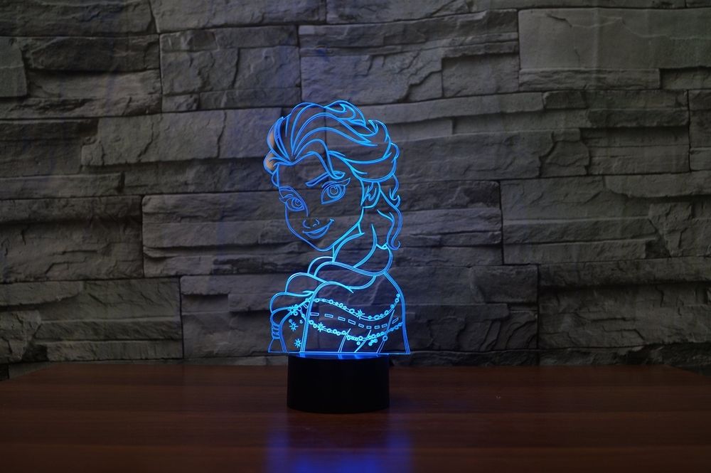 3D LED лампа Елза