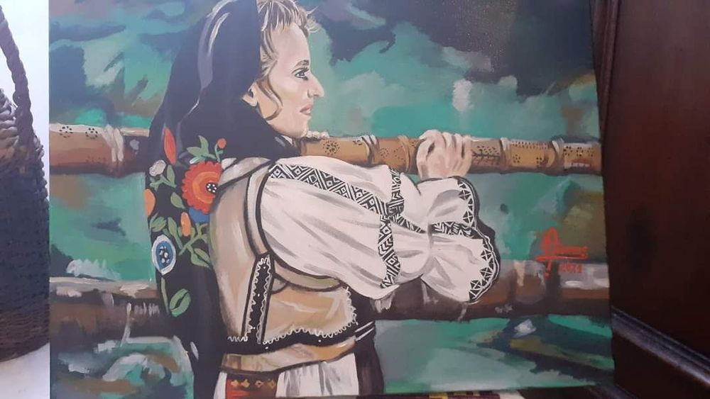 Portrete in  creion sau  acryl