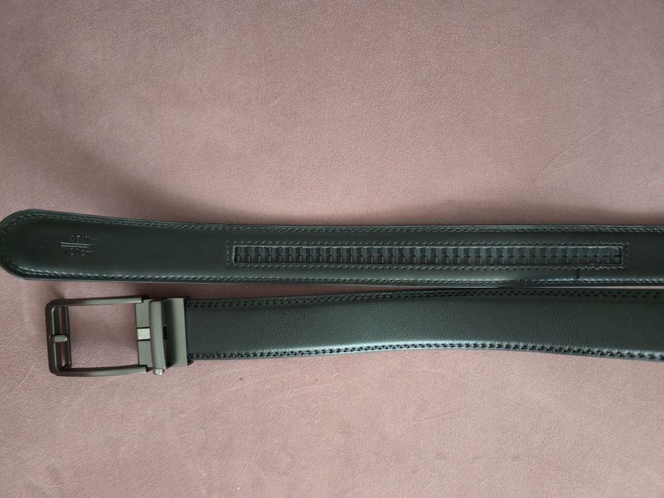 Curea automata din Piele cu Catarama Metalica  Negru 120cm 3