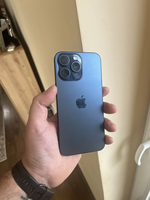Айфон 15 Про Макс Титаниум Блу