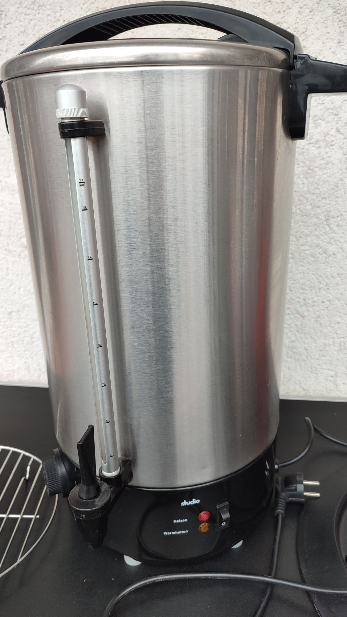 fierbator dozator vin ceai apa studio GT-XUK-02 XXL 16L fierbator inox