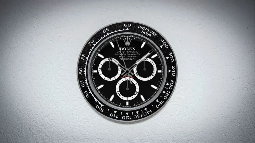 Стенен часовник в стил Rolex Daytona