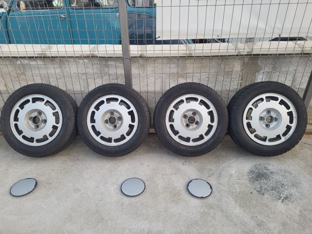 Джанти Pirelli 14 цола , 4х100 ,6j , et38 , 185/60/14 Vw , Bmw e30