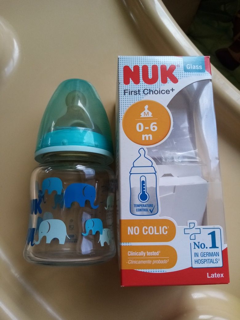 Стеклянная бутылочка NUK