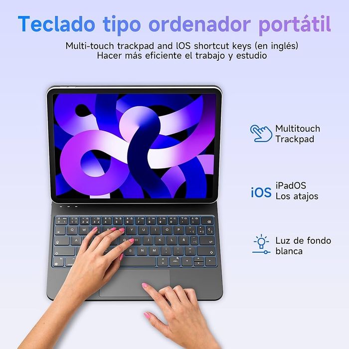 Калъф-клавиатура HOU MF-12 за Ipad Pro 12,9 инча магнитна ,плаваща,