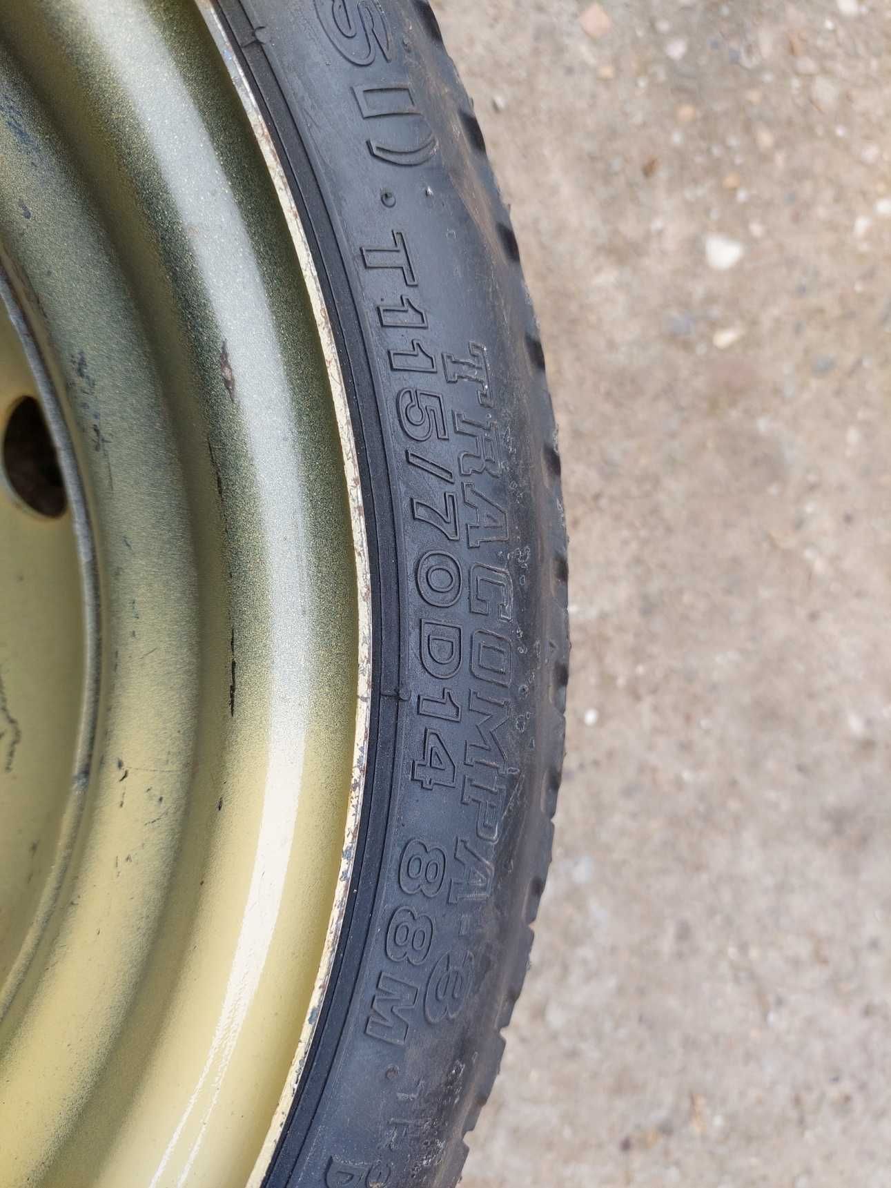 Roata de rezerva slim 4x100